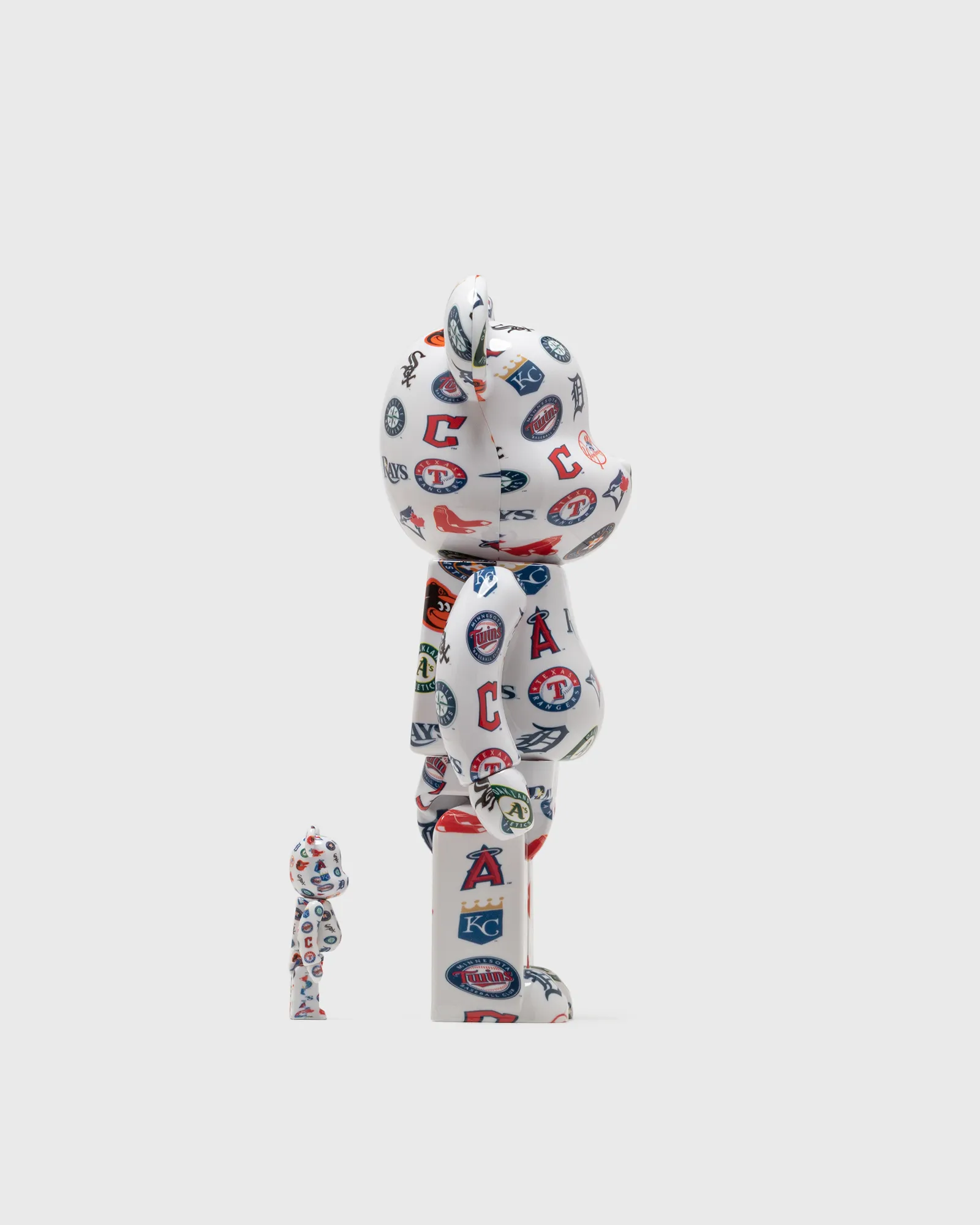 MEDICOM BEARBRICK 400% MLB AMERICAN LEAGUE 2-PACK
