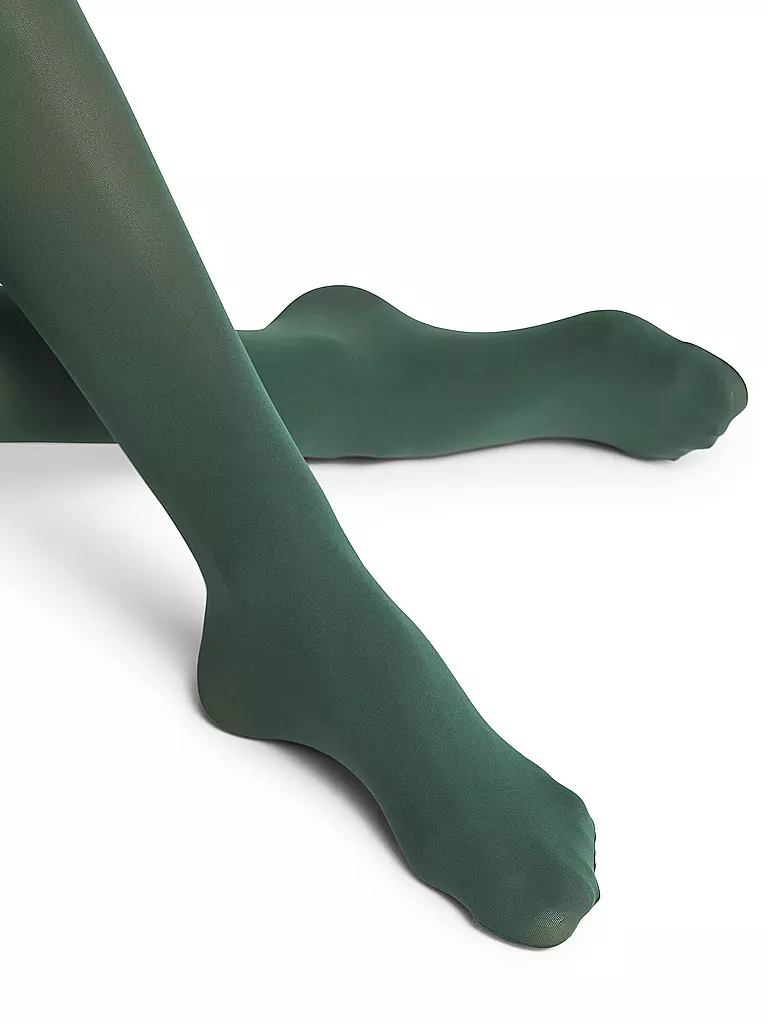 FALKE Feinstrumpfhose PURE MATT 50 hunter green dunkelgrün