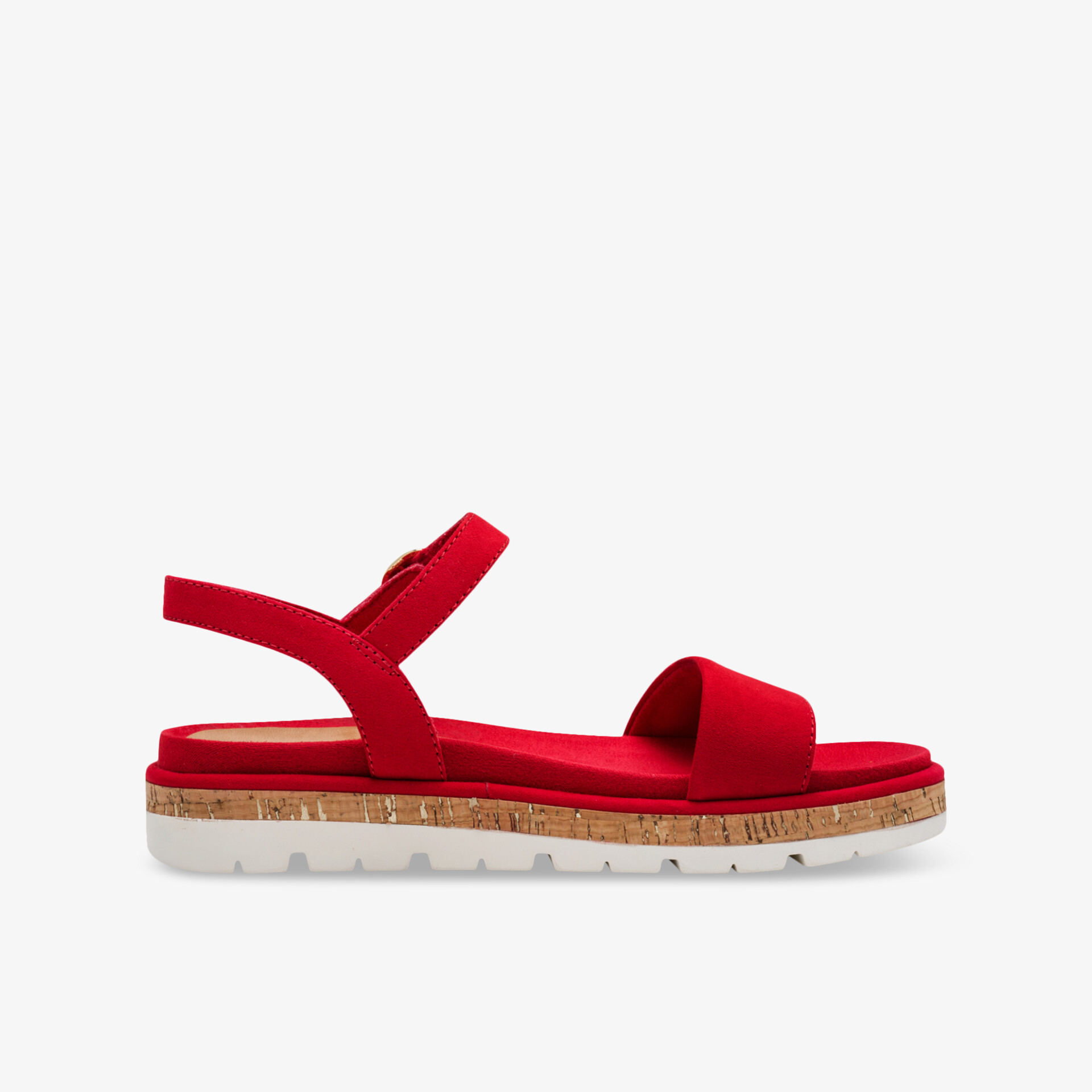 MARCO TOZZI Damen Plateausandalen rot