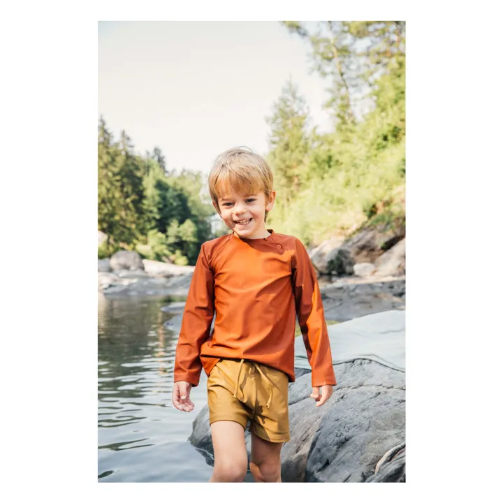 Matona Short de Bain Fibres Recyclées | Ocre