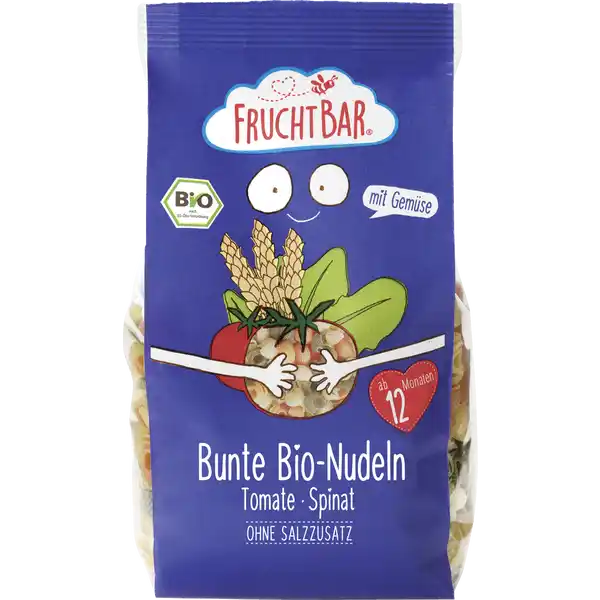 Bio Bunte Nudeln Tomate-Spinat