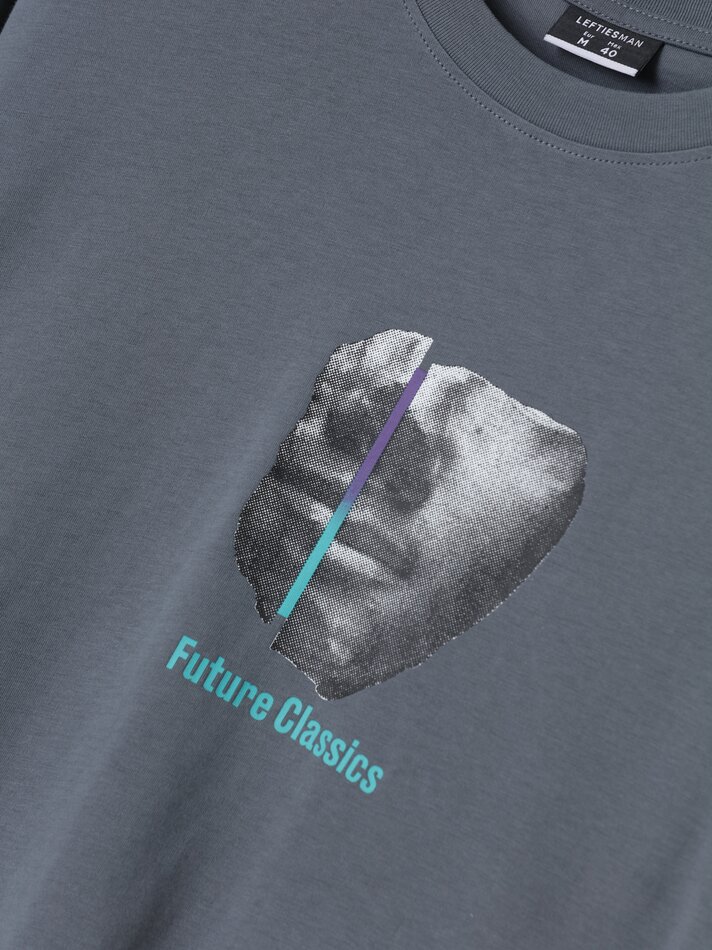 Camiseta estampada - Chumbo