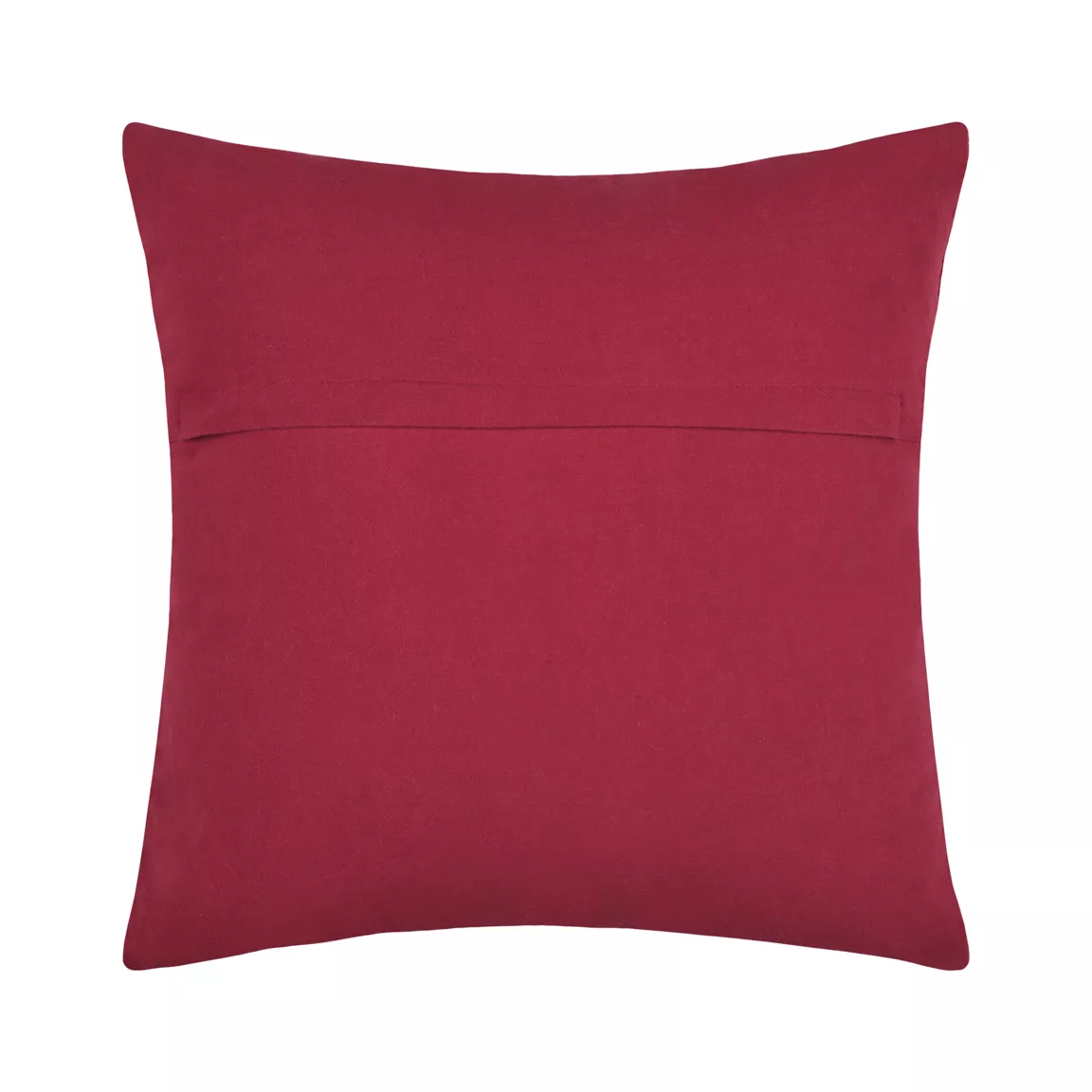 Coussin carré coton (45 x 45 cm) Finna Rouge