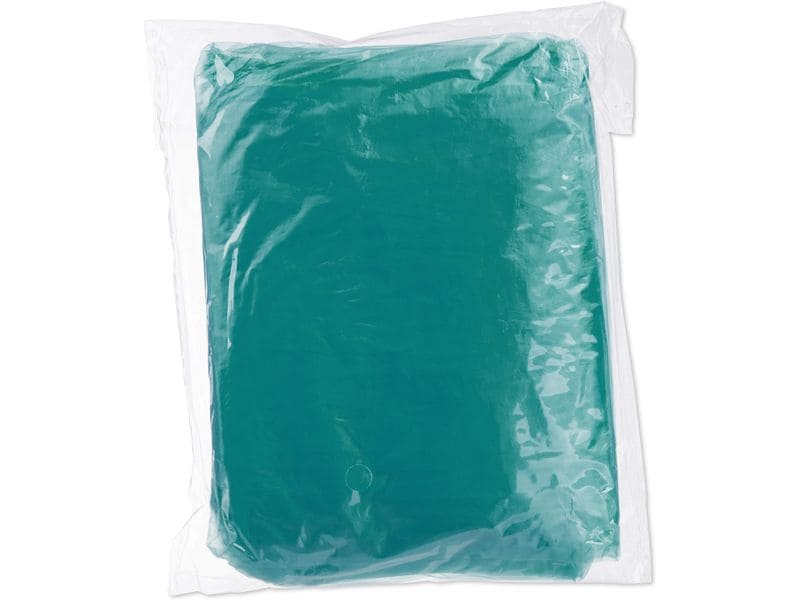 relaxdays Regenponcho 20 Stück, Grün Regenschutz