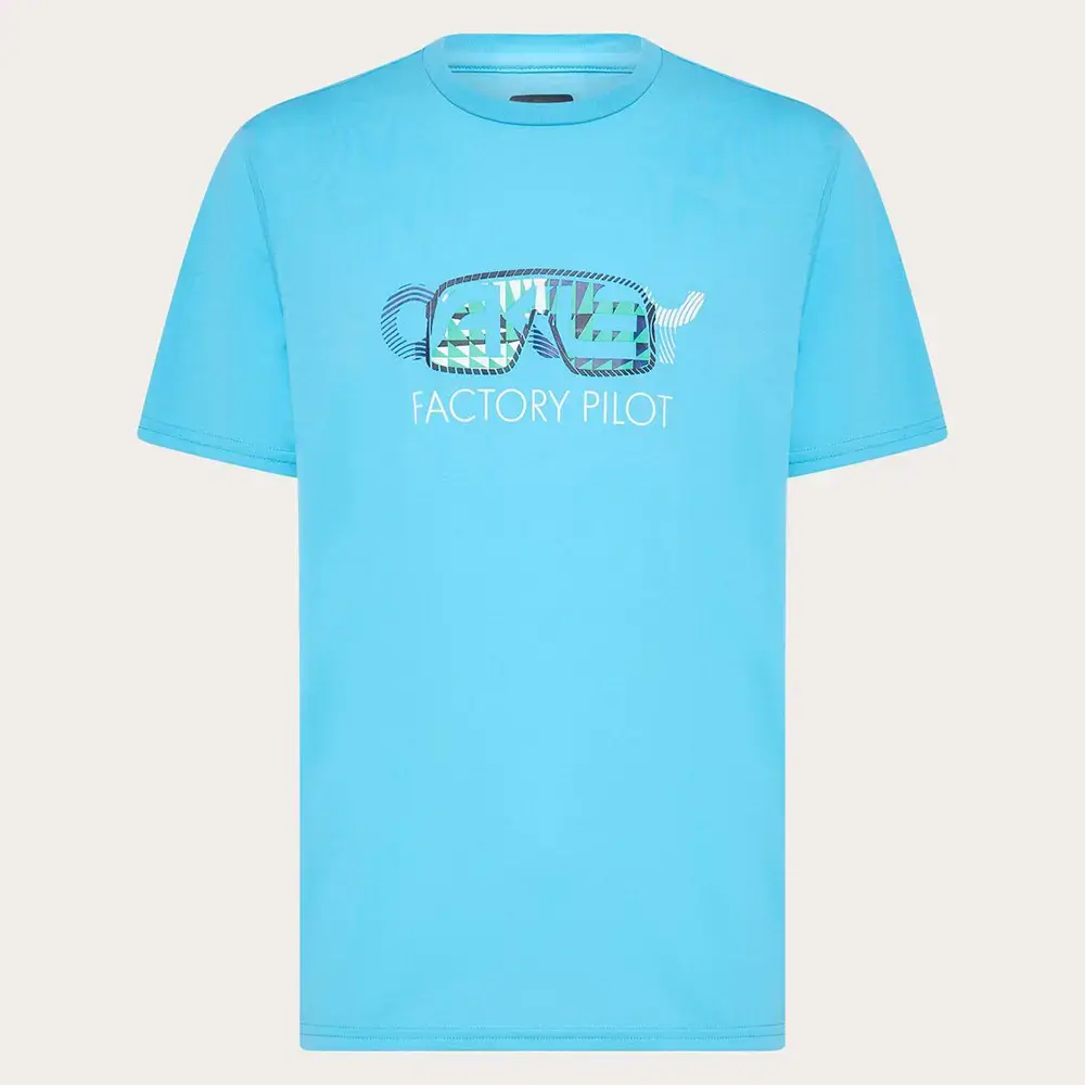Oakley Sutro Factory Pilot T-Shirt Blauw Heren