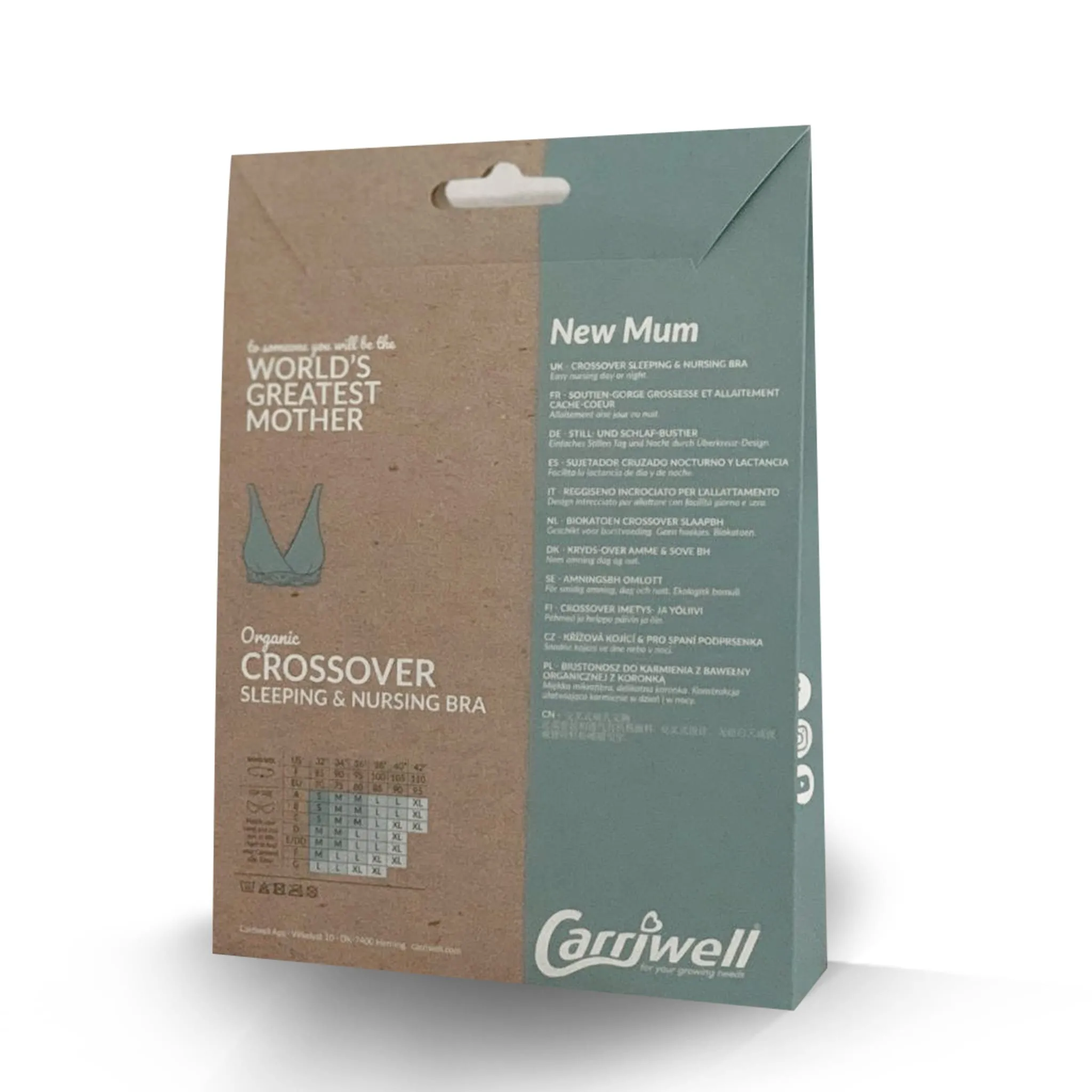 Carriwell Soutien-Gorge d'Allaitement Cache-Coeur
