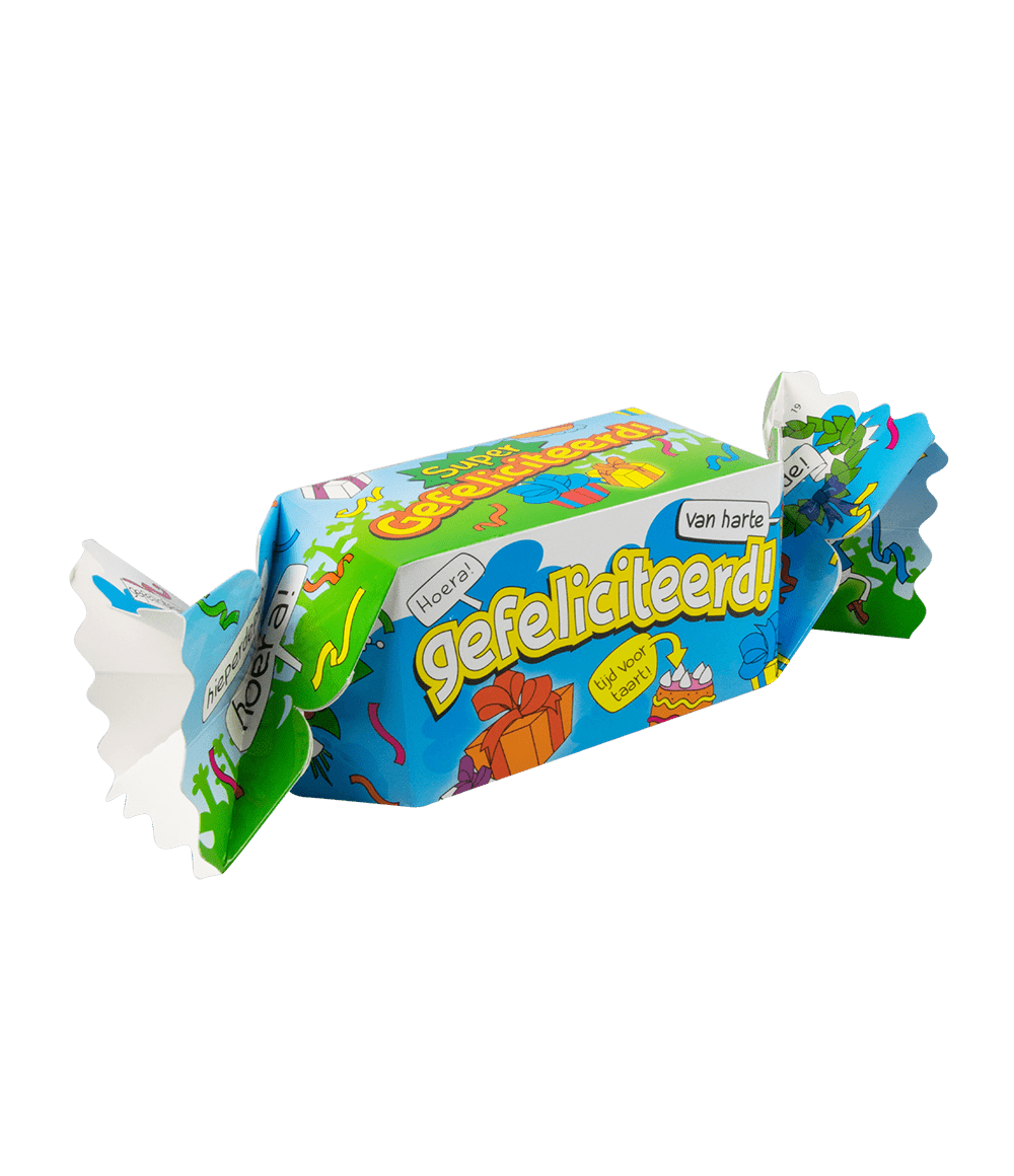 Geschenkdoosje Super Gefeliciteerd 26cm