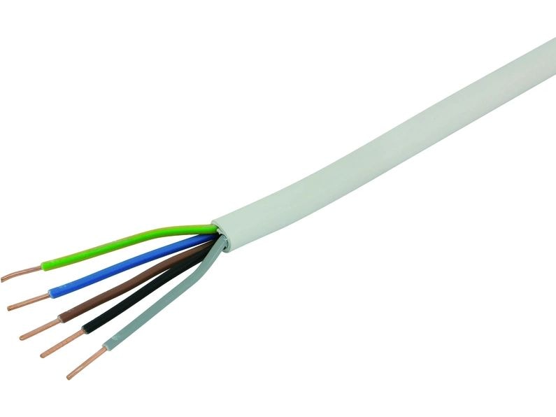 STEFFEN Installationskabel TT 5 x 1.5 mm2 Weiss 100 m Installationskabel