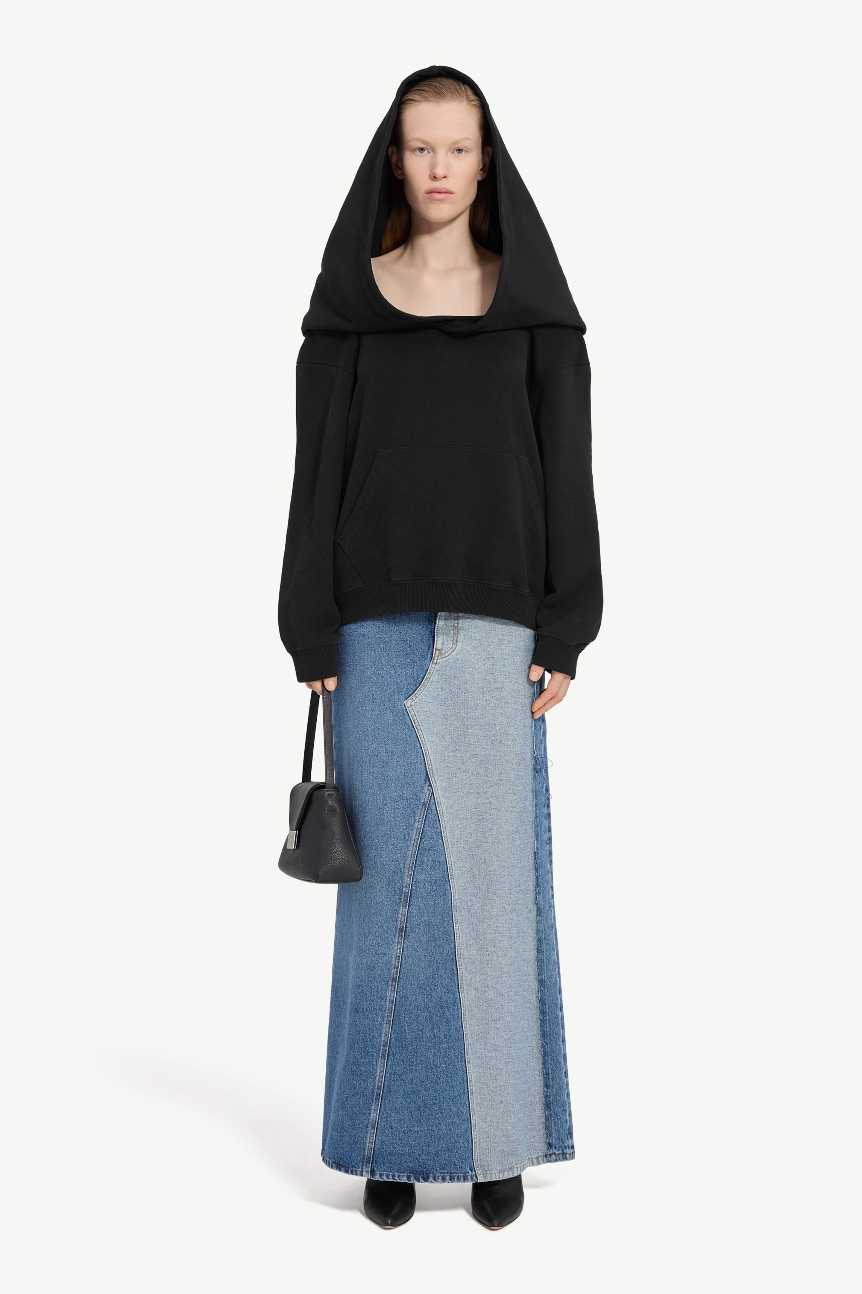Sweat-shirt aux épaules dénudées pour femme | MM6