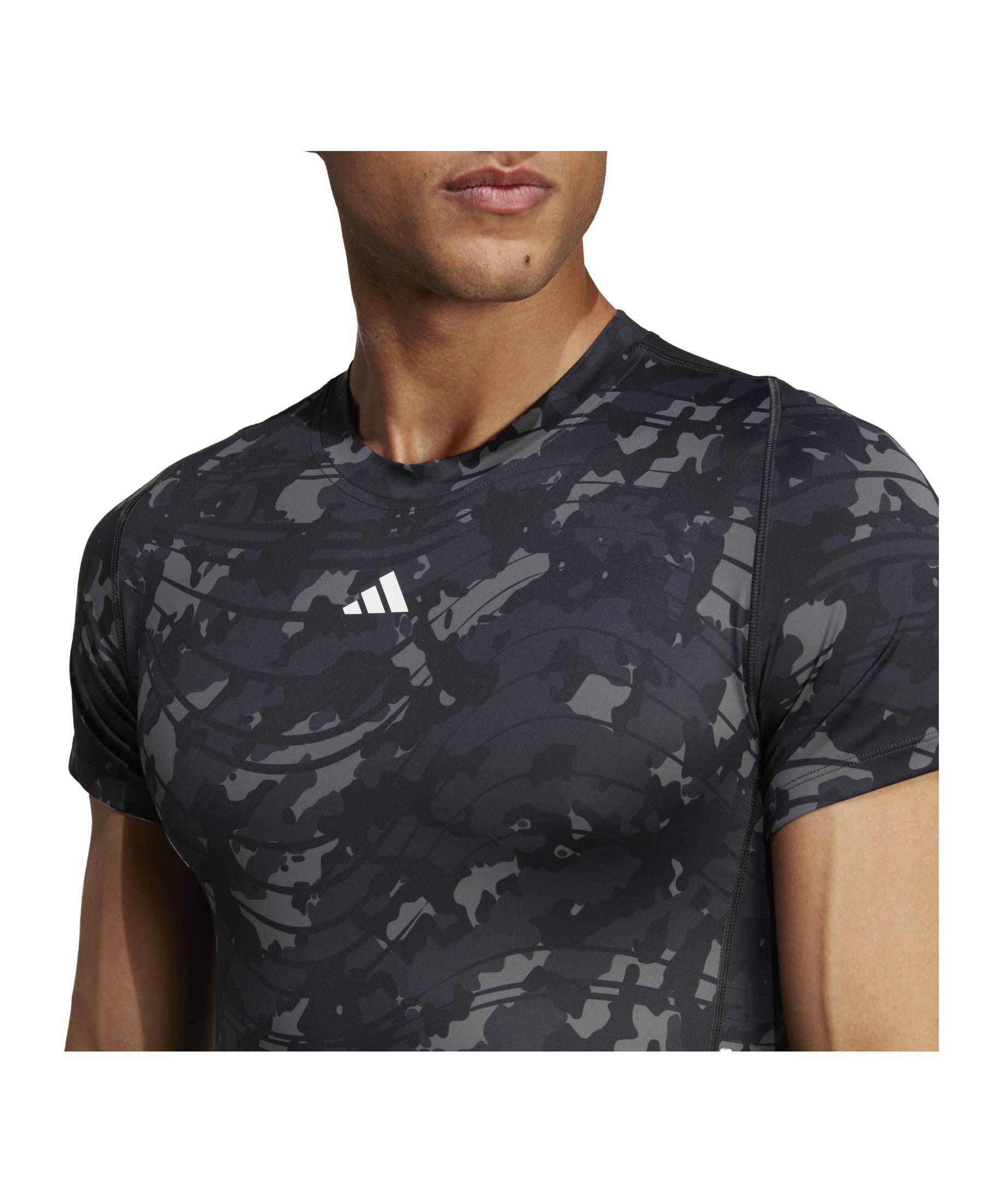 adidas Performance| Herren Trainingsshirt TECHFIT ALLOVER PRINT