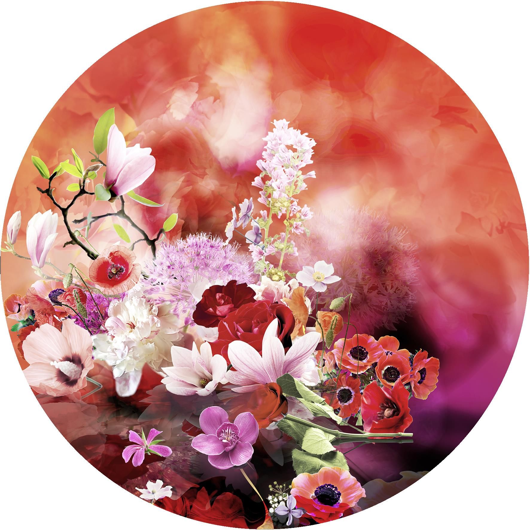 Glasbild COLOURFUL BAROQUE