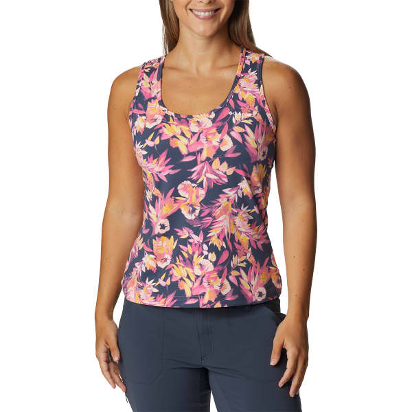 Débardeur randonnée COLUMBIA HIKE™ PERFORMANCE TANK WILD GERANIUM WISTERIAN/NOCTURNAL LOGO
