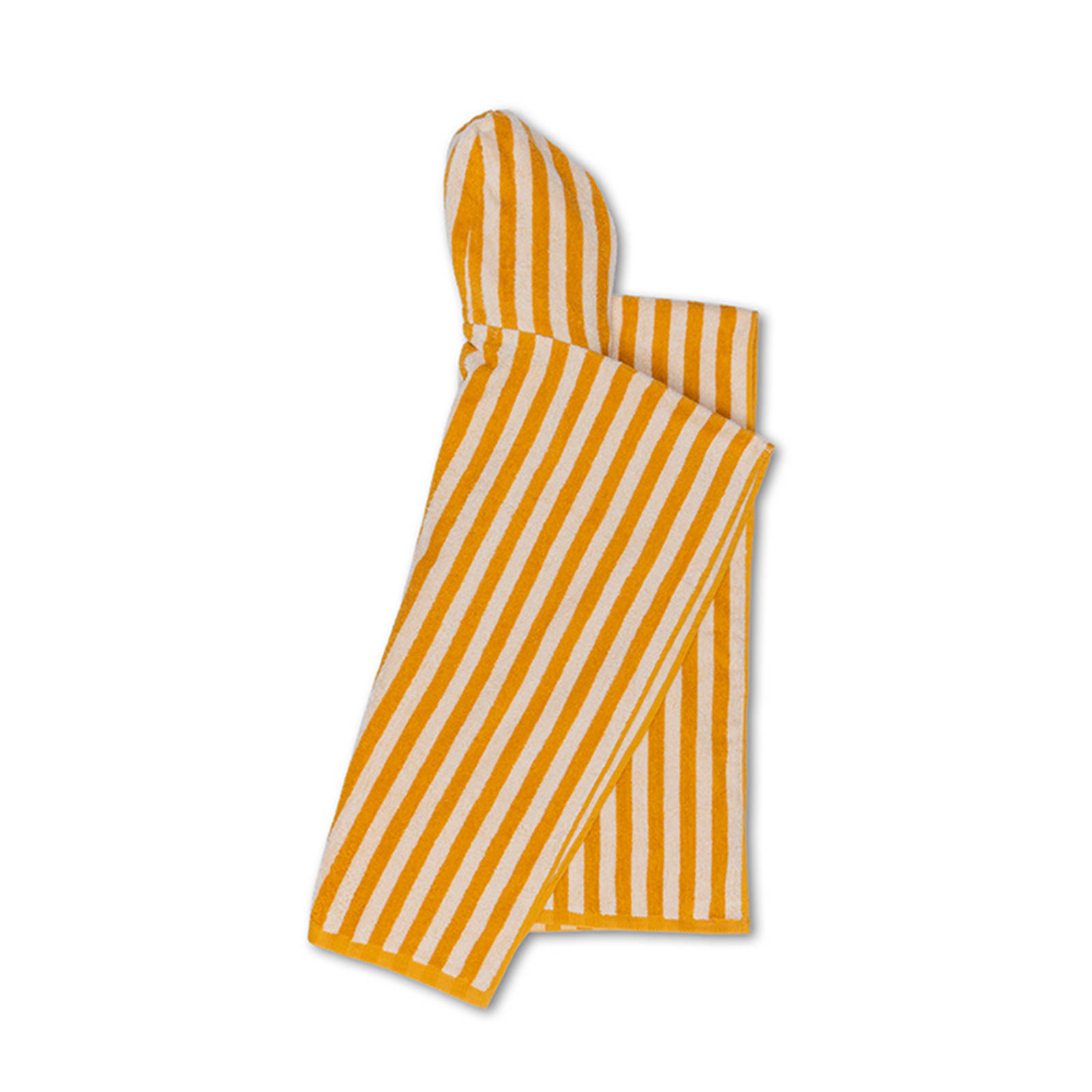 Swim Essentials strandponcho Yellow Striped (2-10 jaar)