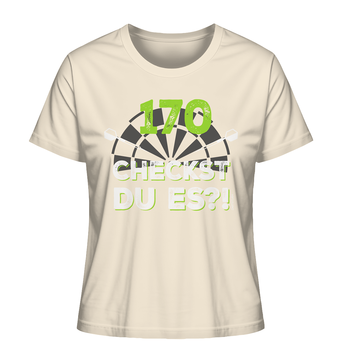 DartSturm - 170 Checkst du es - Ladies Organic Shirt