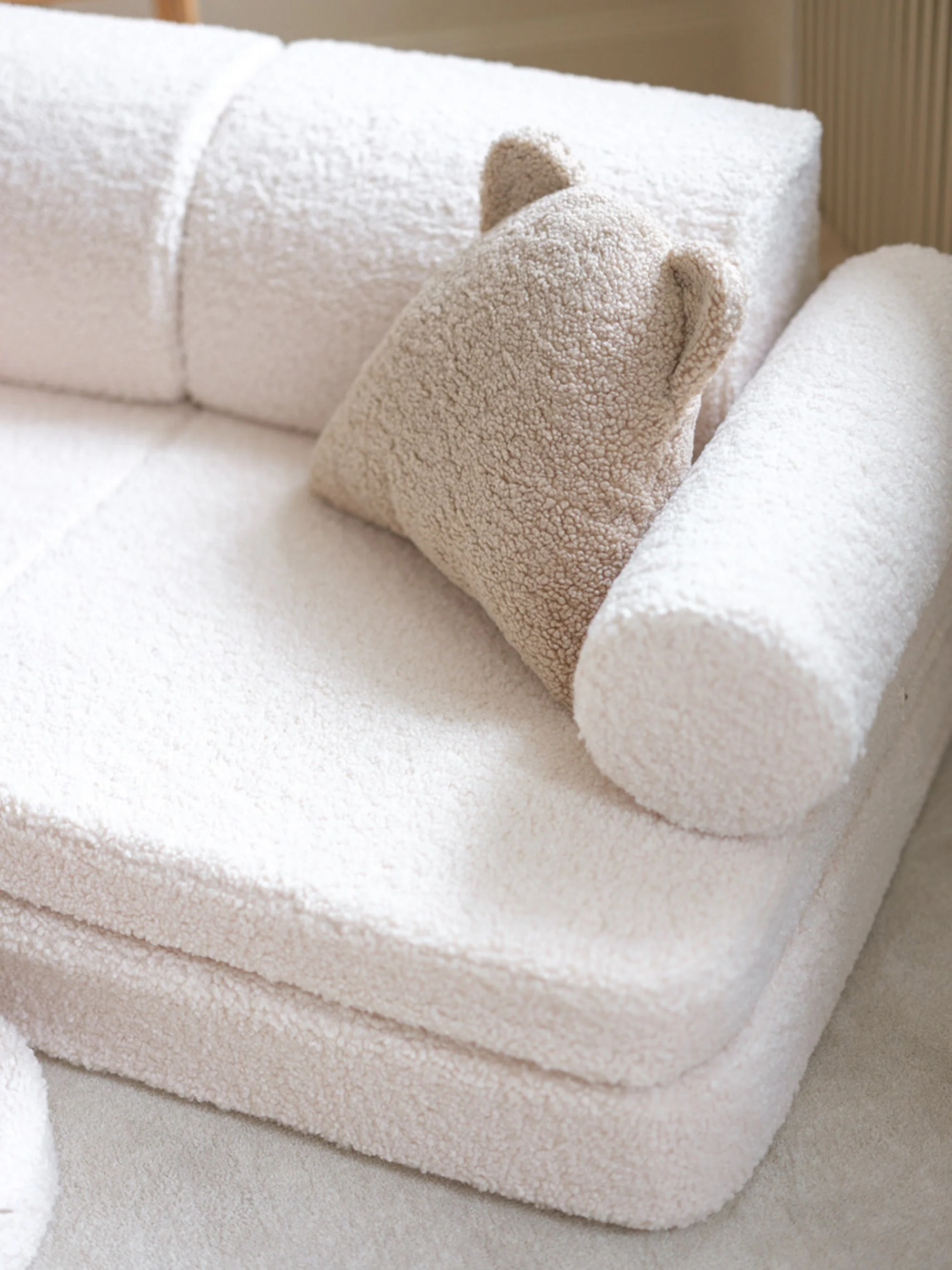 Handgemaakte modulaire teddy speelbank Sugar