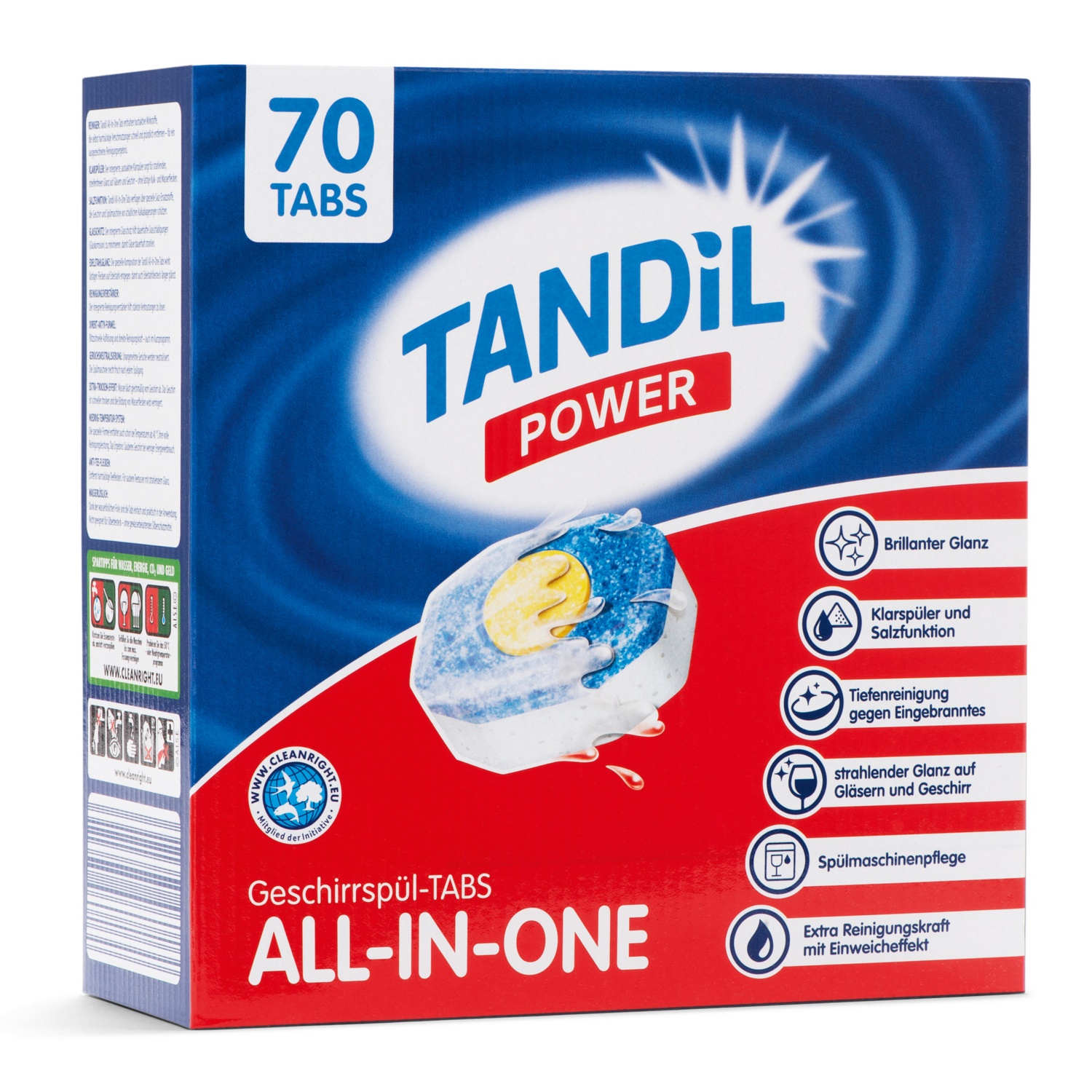 TANDIL Geschirrspültabs all in one 70 Stk.