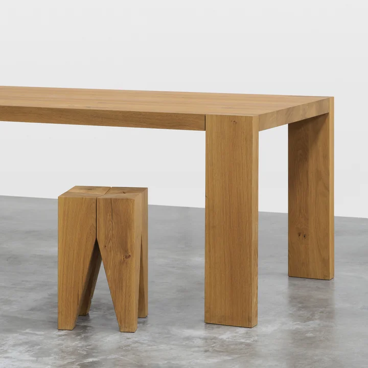 e15 - ST04 Backenzahn Hocker, Eiche geölt