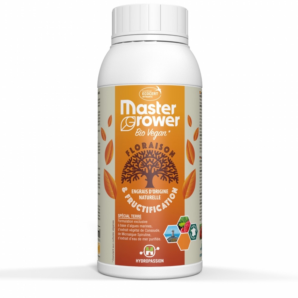 Engrais bio vegan bloom 500ml master grower