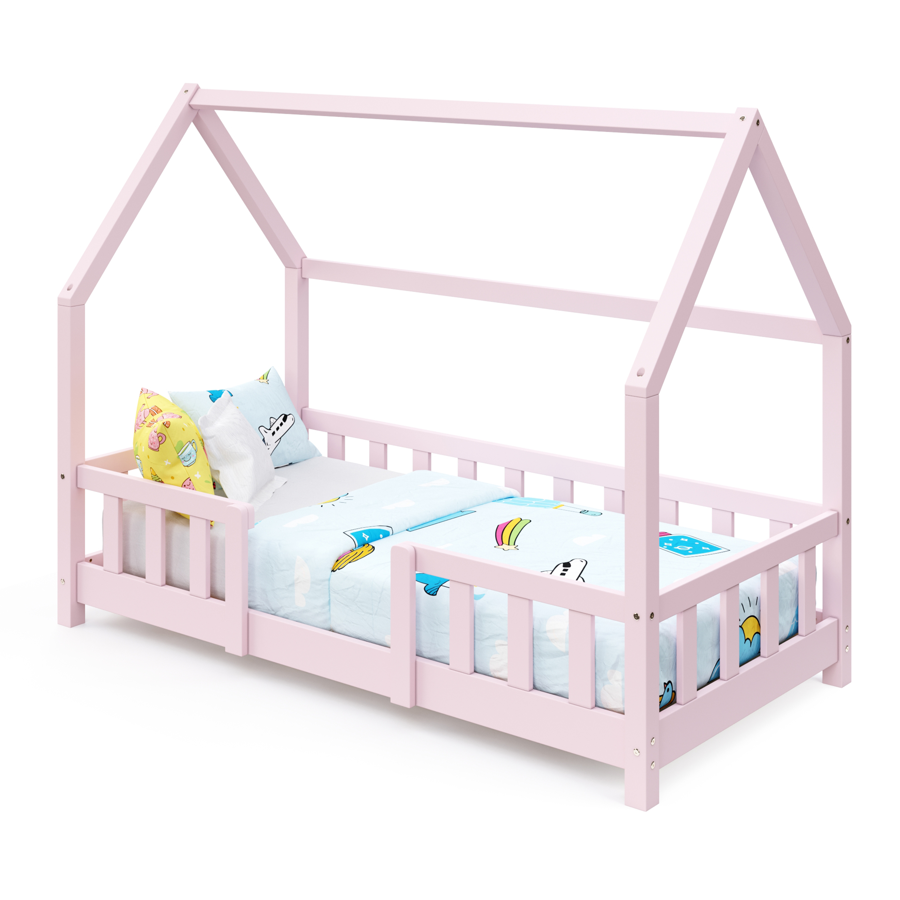 Kinderbett MAISON 70 x 140 cm rosa