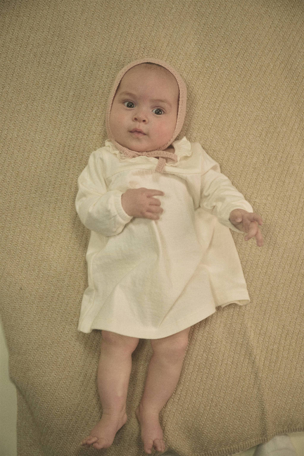 Petite Maison baby jurk Max wit