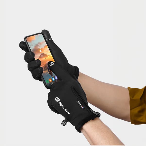 Sporthandskar med touch XL- Svart