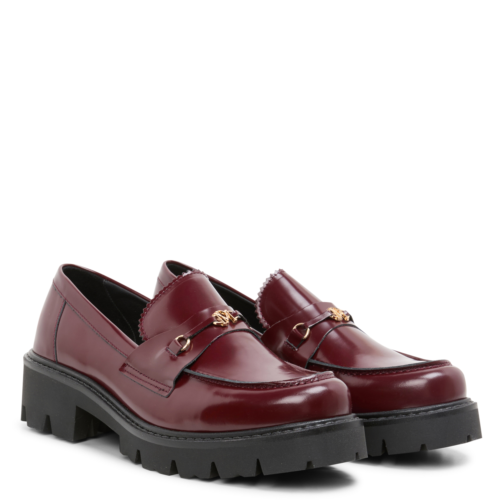 Mocassins en cuir | Rouge