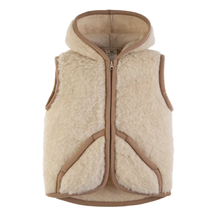Alwero Gilet Sans Manche A Capuche Robby | Beige