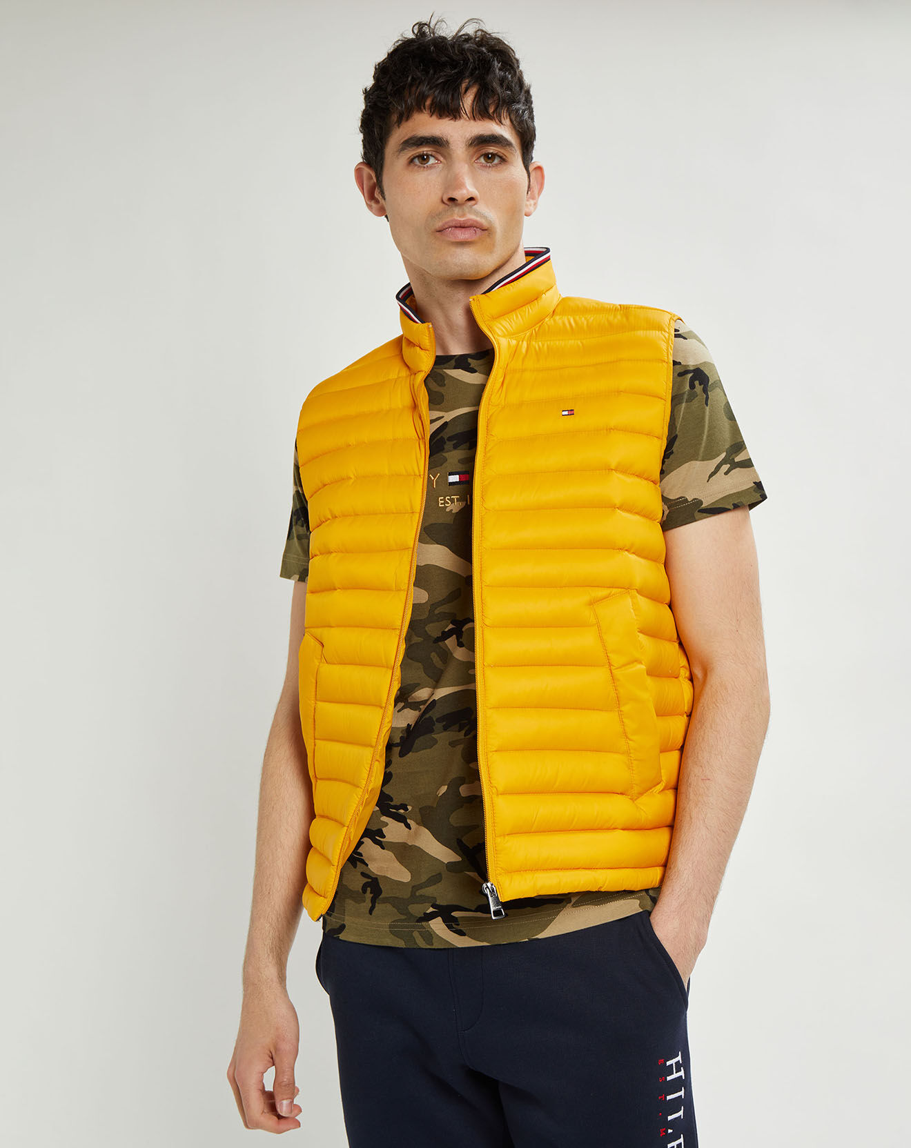 Tommy Hilfiger Doudoune packable down jaune moyen