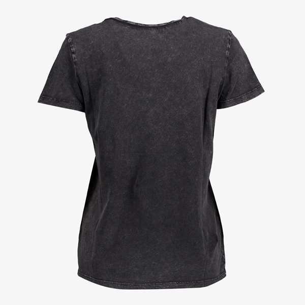 TwoDay dames T-shirt zwart met opdruk