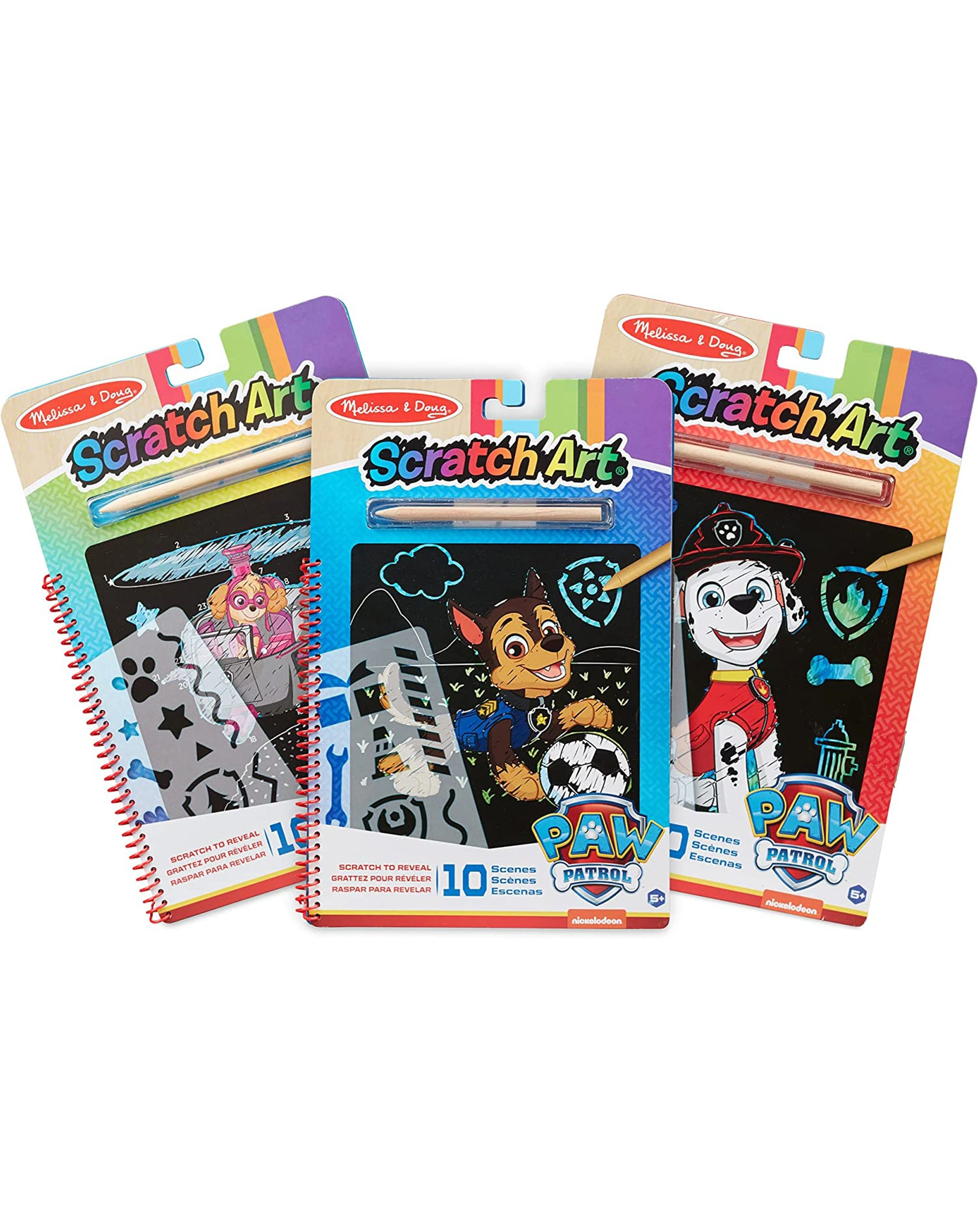 Kratzblock PAW PATROL 3er-Pack