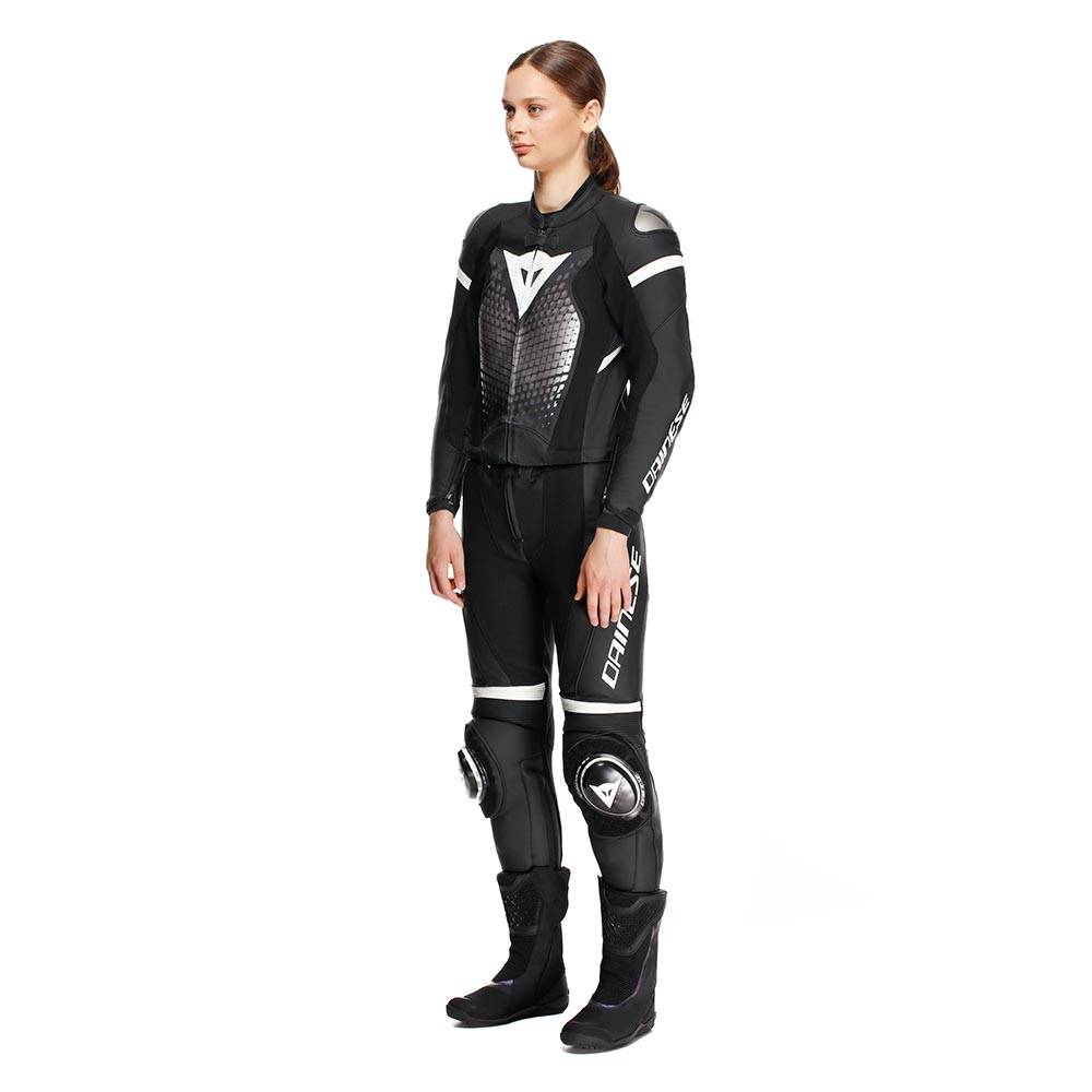 Dainese - Combinaison femme Fulminea Lady - 2 pièces Noir / Blanc