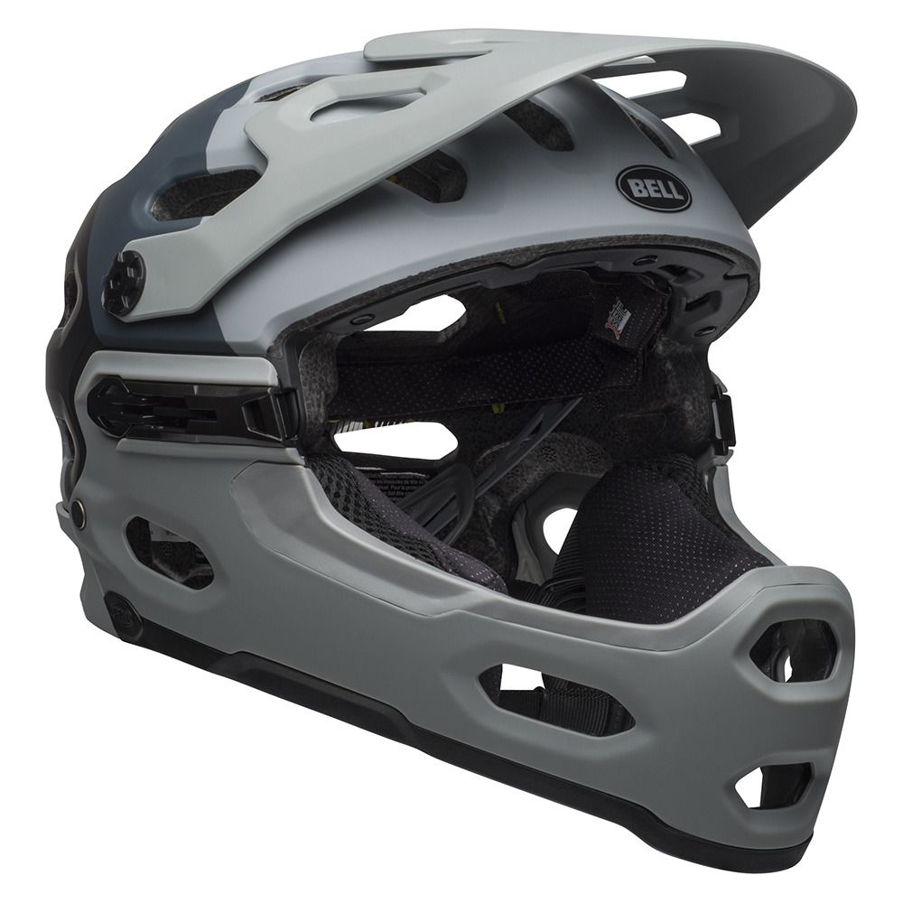 Bell SUPER 3R MIPS - Casque VTT m dk grey/gunmet
