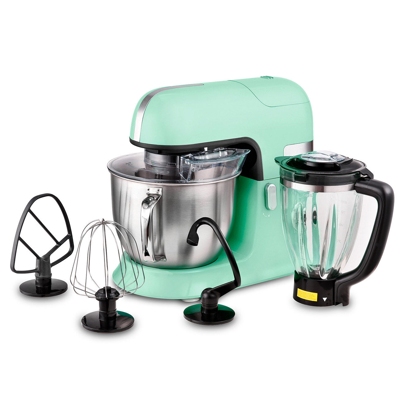 Kitchencook Robot pétrin avec bras amovible à 35° vert - 6.5 L