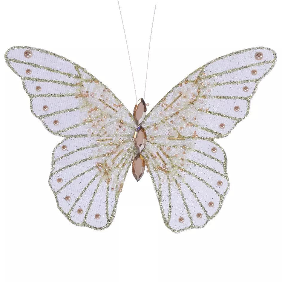 Papillon de Noël (H11 cm) Apollin Lilas