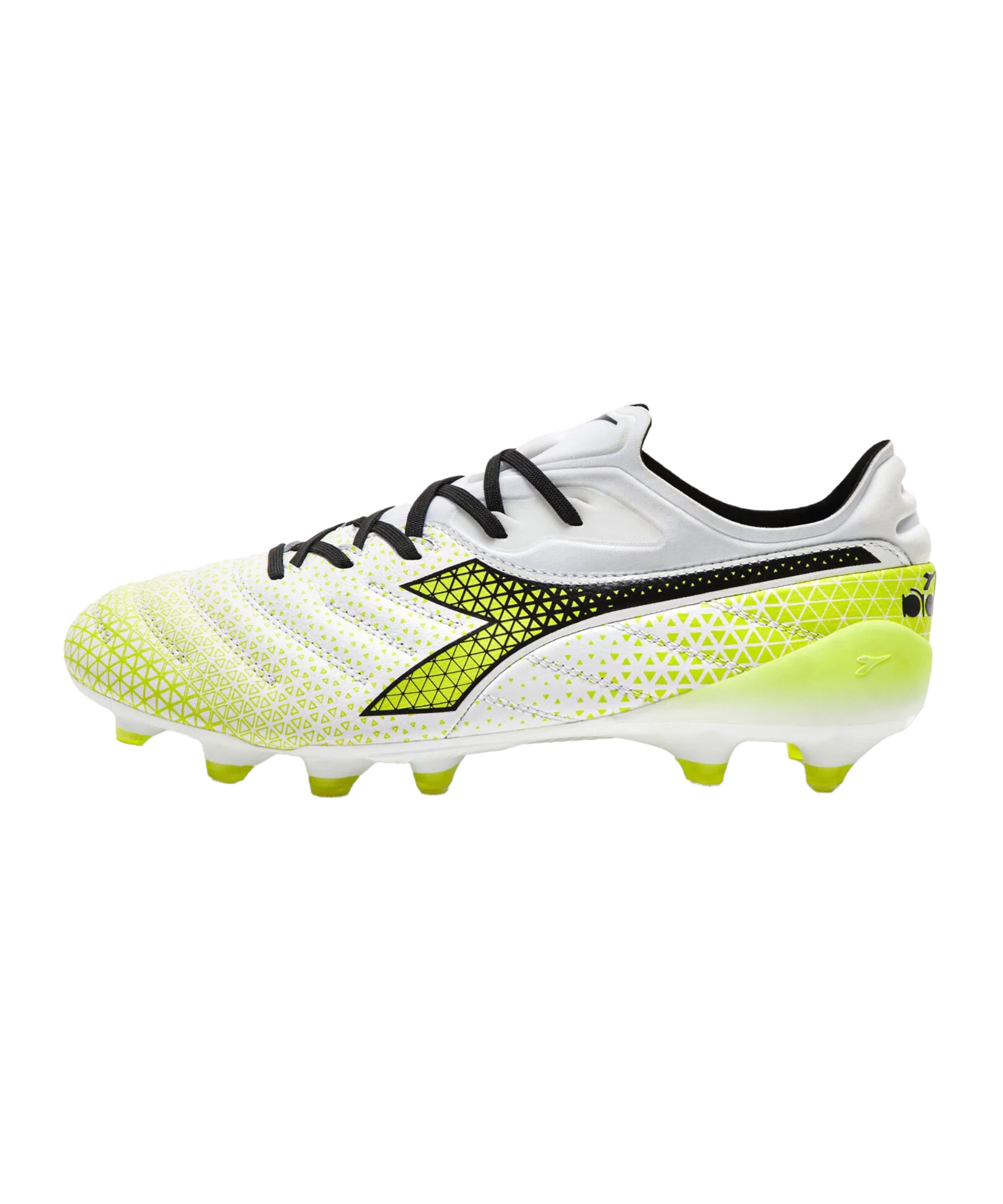 Diadora Brasil Elite Tech GR FG Weiss Schwarz Gelb FC5702