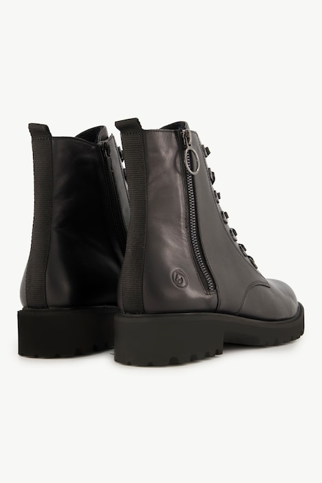 Remonte Leder-Bikerboots, Zipper, Wechselfußbett, Weite G