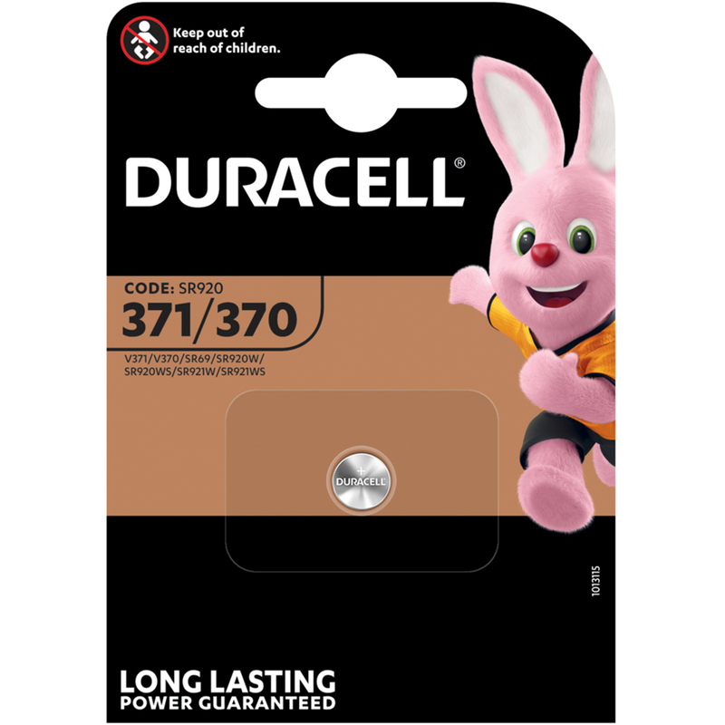 Duracell Knopfbatterie, 371/370/SR69, 1 Stück