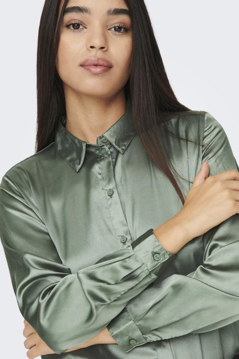 Jacqueline de Yong groene dames blouse