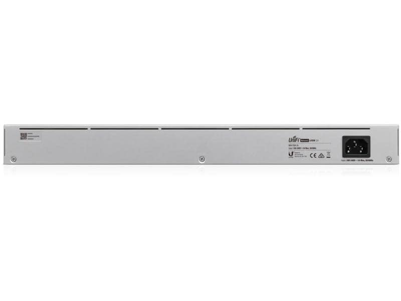 Ubiquiti Switch UniFi USW-24 24 Port UniFi USW 24-Port Gigabit Switch mit 2x SFP, lüfterlos
