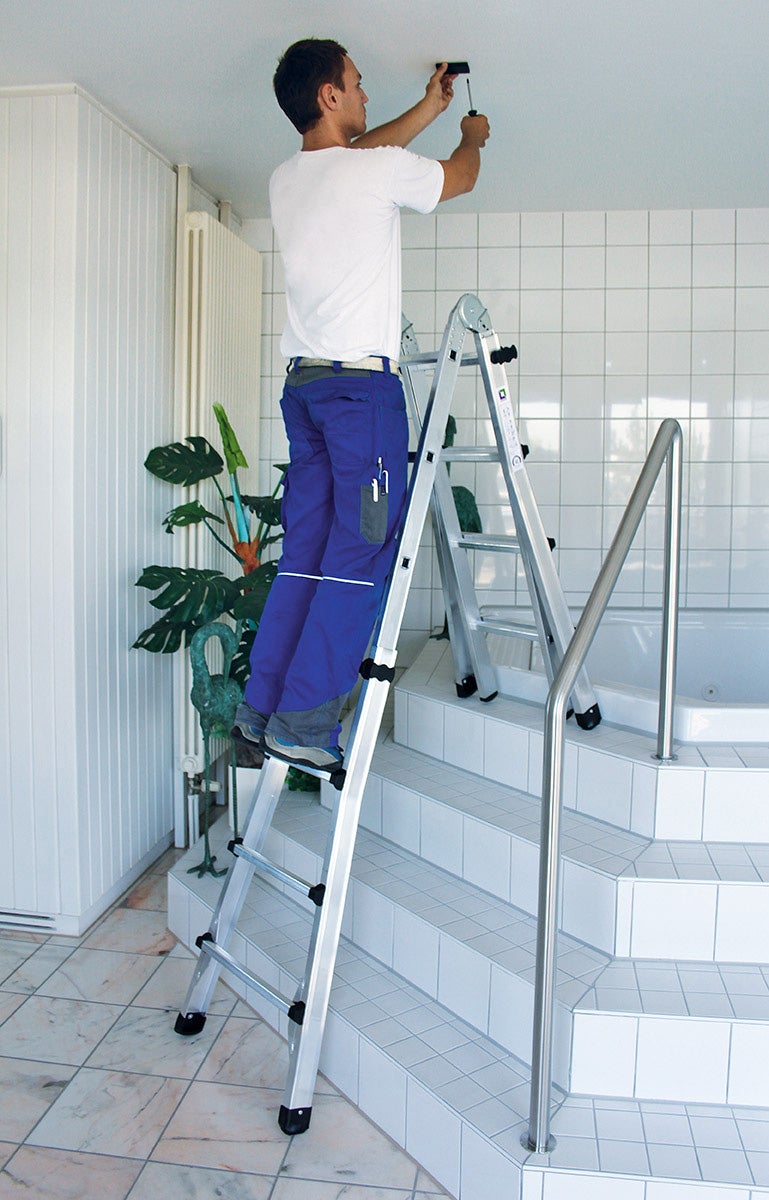 MUNK knikbare telescopische ladder 4x4 sporten