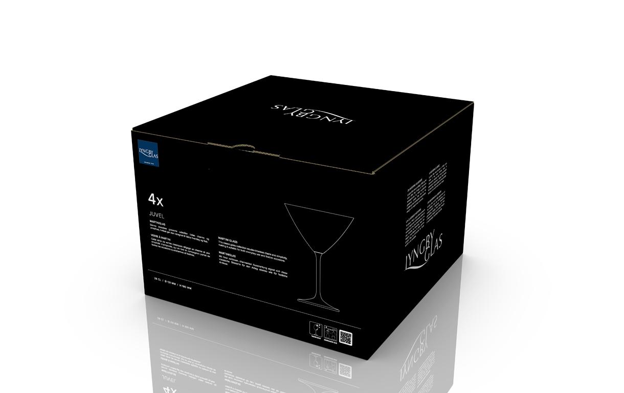 Martiniglas Juvel 4 Stück, 28 clGläser für Ihre Lieblingscocktails, Cosmopolitan und mehr