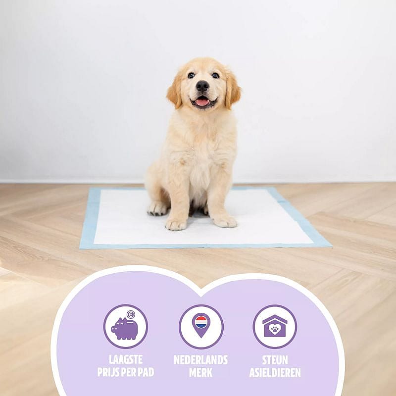 EasyPets Puppy Training Pads 58 x 58 cm Puppy | 105 stuks | 20041.1