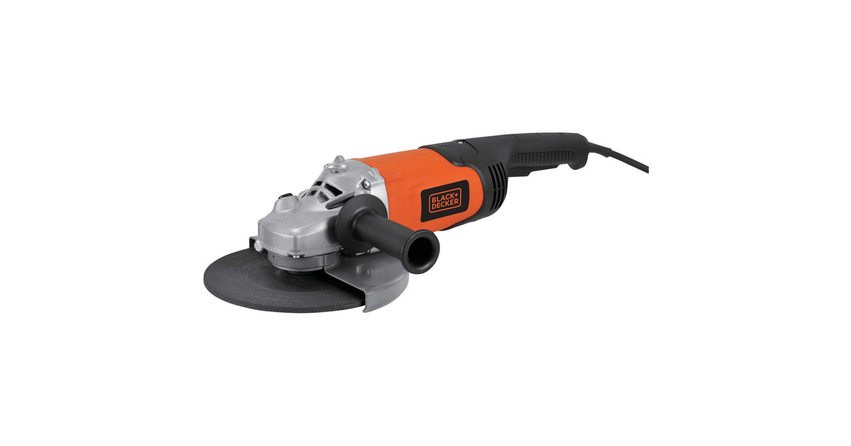 BLACK+DECKERBDGL2223-QS 2200W 230mm Haakse Slijper  (Zwart/oranje)