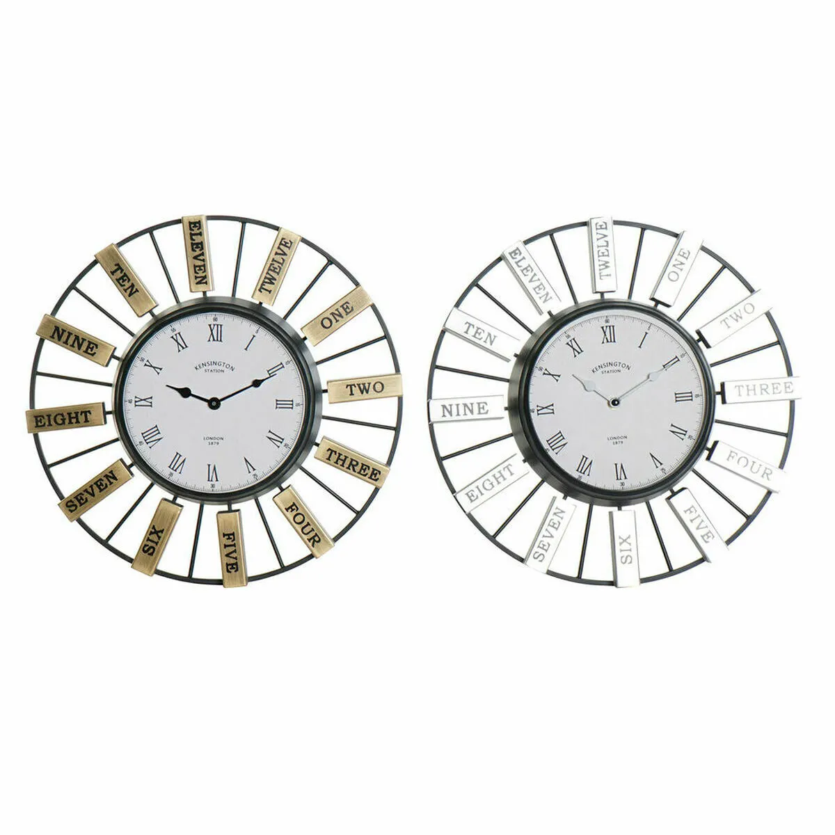 DKD Home Decor Verre Argenté Doré 40 cm