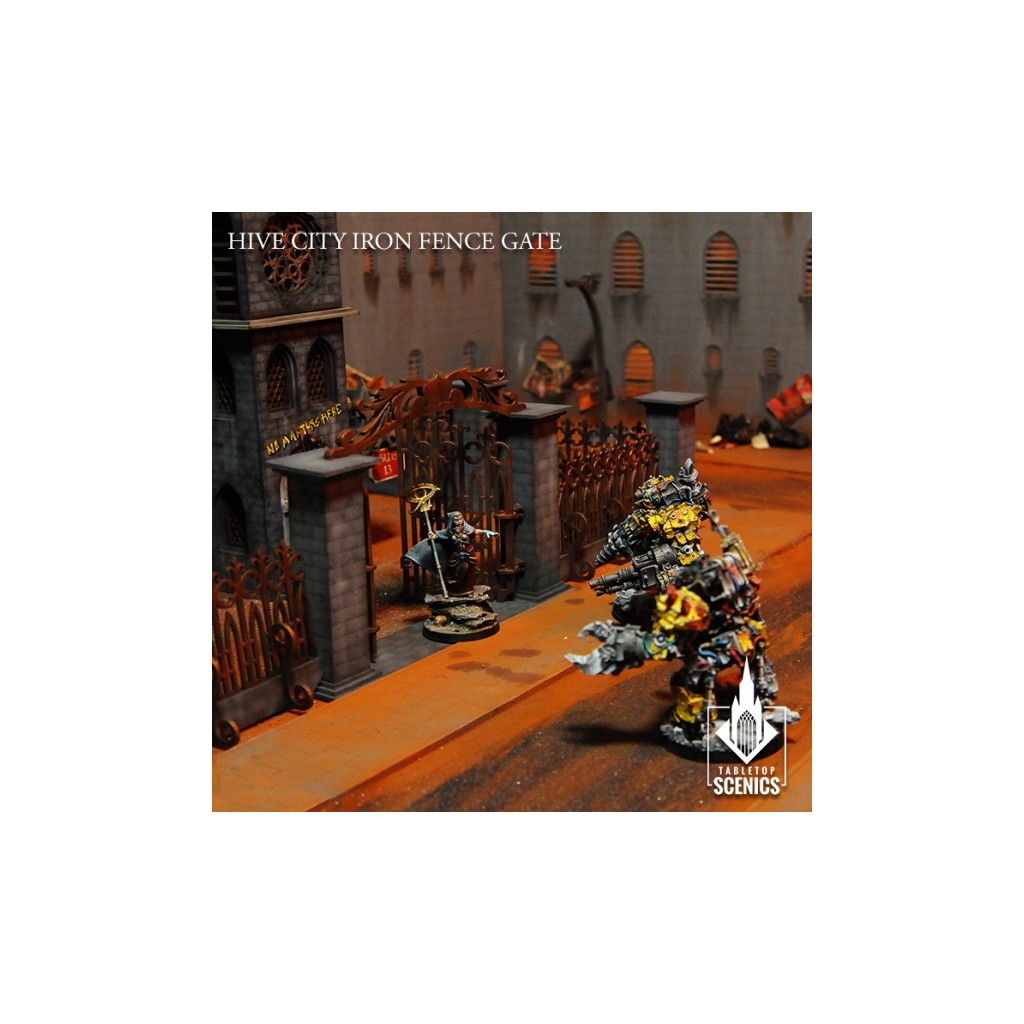 Hive City Iron Fence Gate