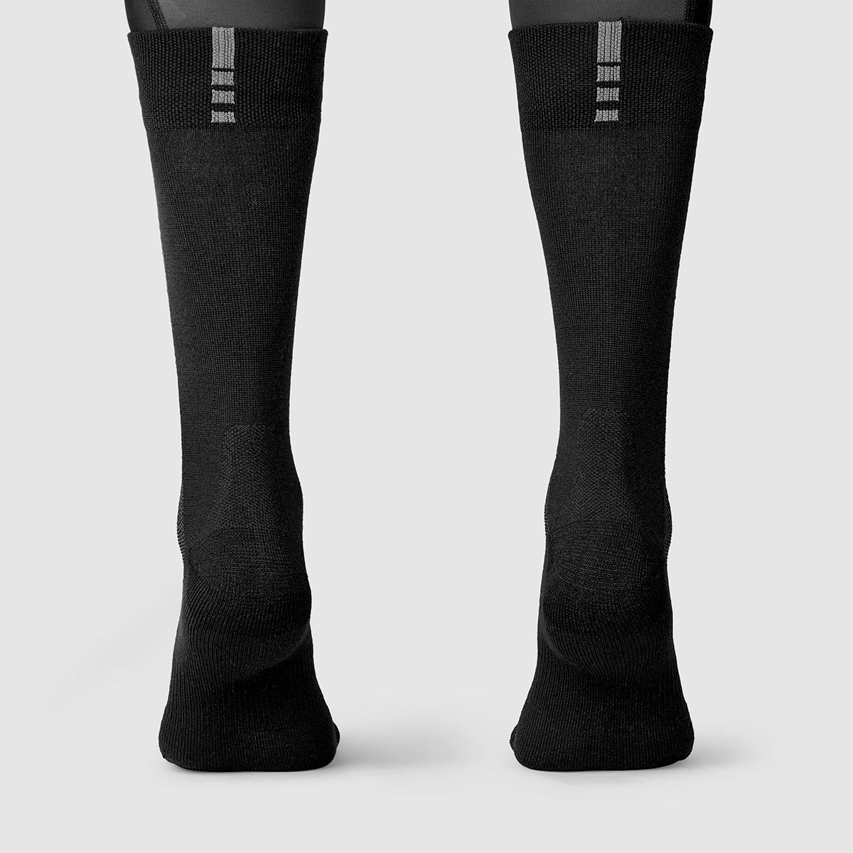 GripGrab Winter Merino High Cut Fietssokken Zwart