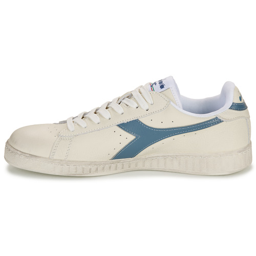 Diadora - GAME LOW  WAXED - Blanc / Bleu