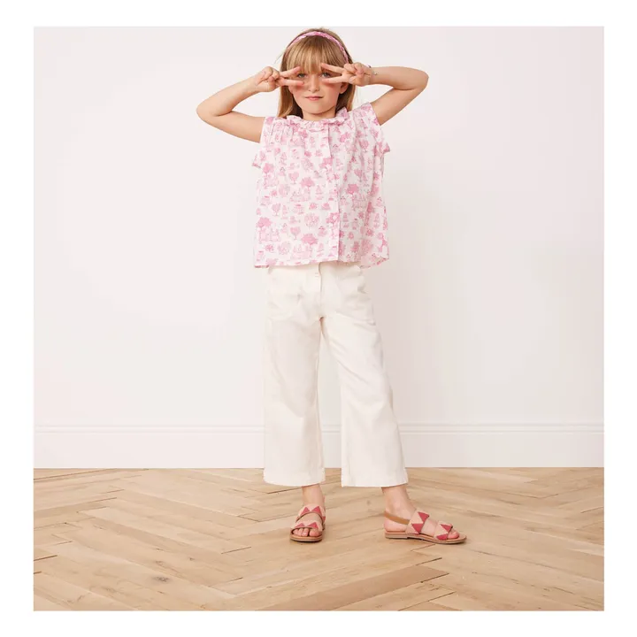 Bonton Blouse Nectarine | Rose