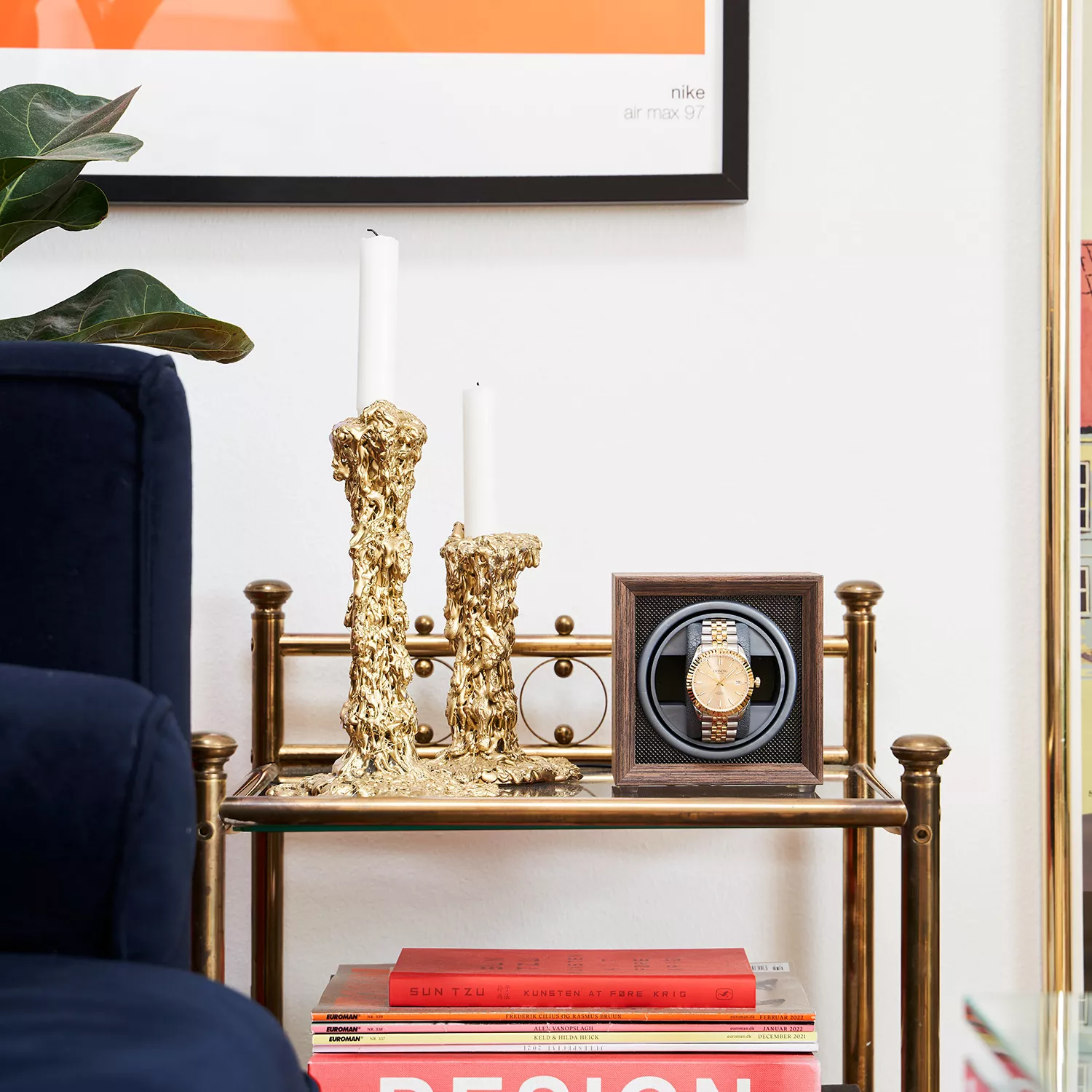 Mulhouse Watch Winder 1 ur Brun Træ KXD0715