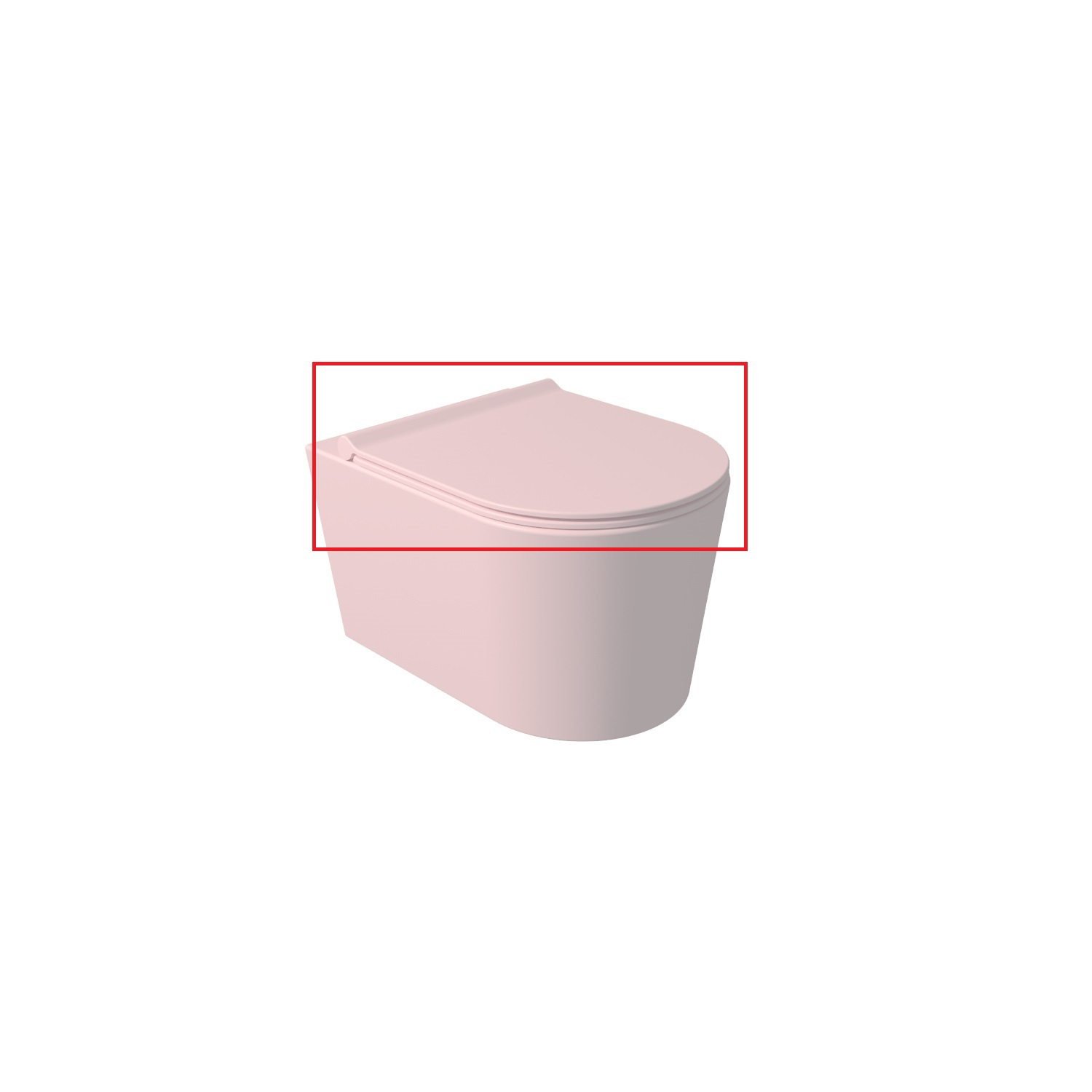 Salenzi Form Slim toiletzitting mat roze